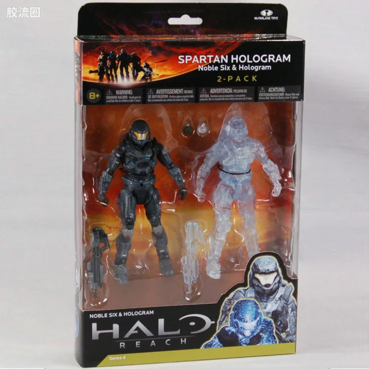 麦克法兰游戏与动画系列 HALO: REACH SERIES 4 – BOXED 2-PACK SPARTAN HOLOGRAM 2-PACK