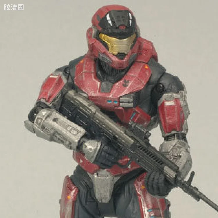 麦克法兰游戏与动画系列 HALO: REACH SERIES 1 SPARTAN MARK V [B] (MALE) (BRICK/STEEL)