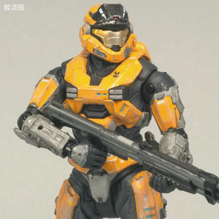 麦克法兰游戏与动画系列 HALO: REACH SERIES 1 SPARTAN MARK V [B] (MALE) (GOLD/STEEL)