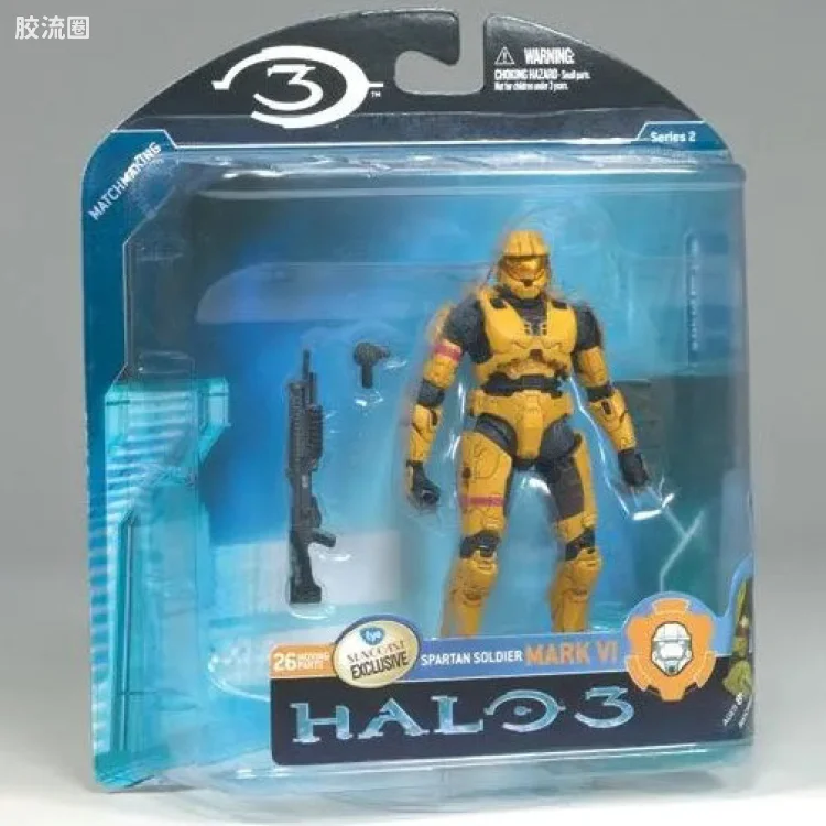 麦克法兰游戏与动画系列 光环3 第二代 多人连线 SPARTAN MARK VI (GOLD)