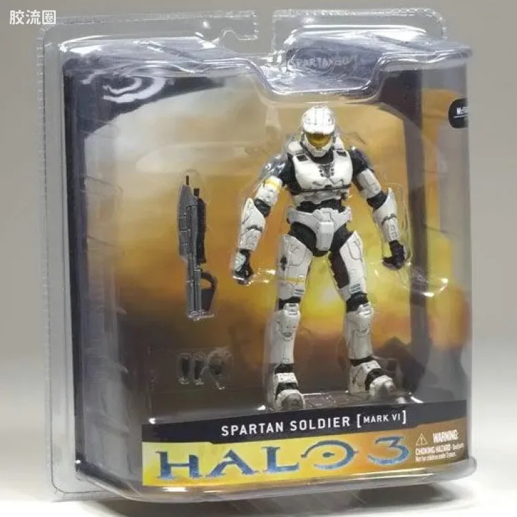 麦克法兰游戏与动画系列 光环3 第一代 多人连线 SPARTAN MARK VI (WHITE)