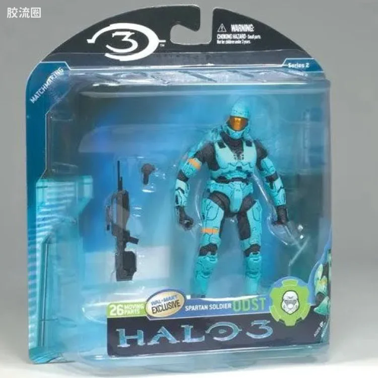 麦克法兰游戏与动画系列 光环3 第二代 多人连线 SPARTAN ODST (CYAN)