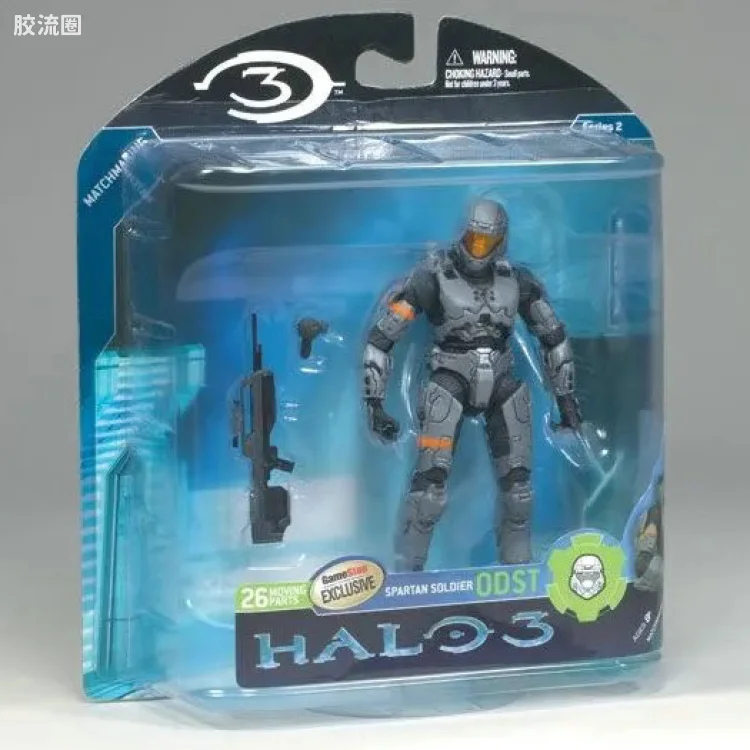 麦克法兰游戏与动画系列 光环3 第二代 多人连线 SPARTAN ODST (STEEL)