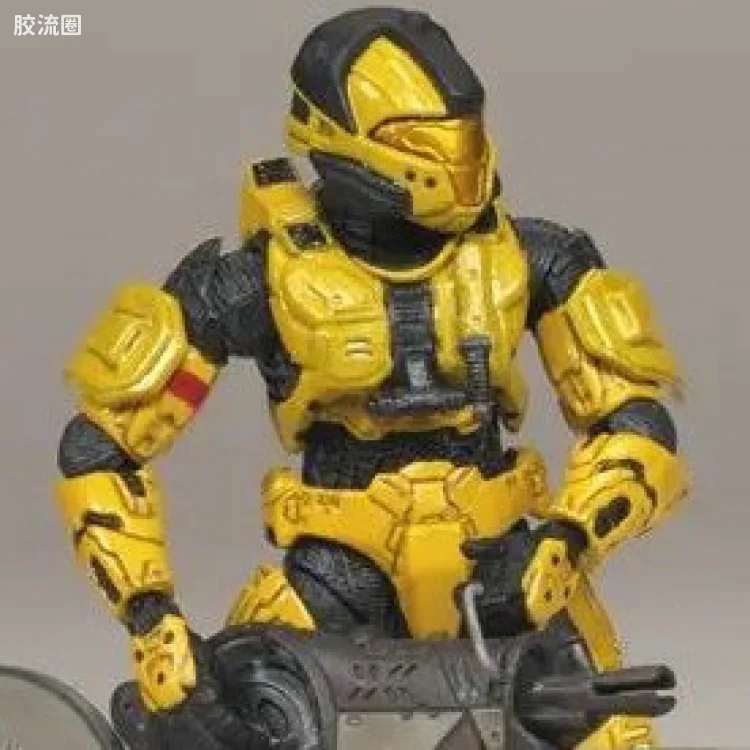 麦克法兰游戏与动画系列 光环2009装备版第二弹 SPARTAN SOLDIER CQB (GOLD)
