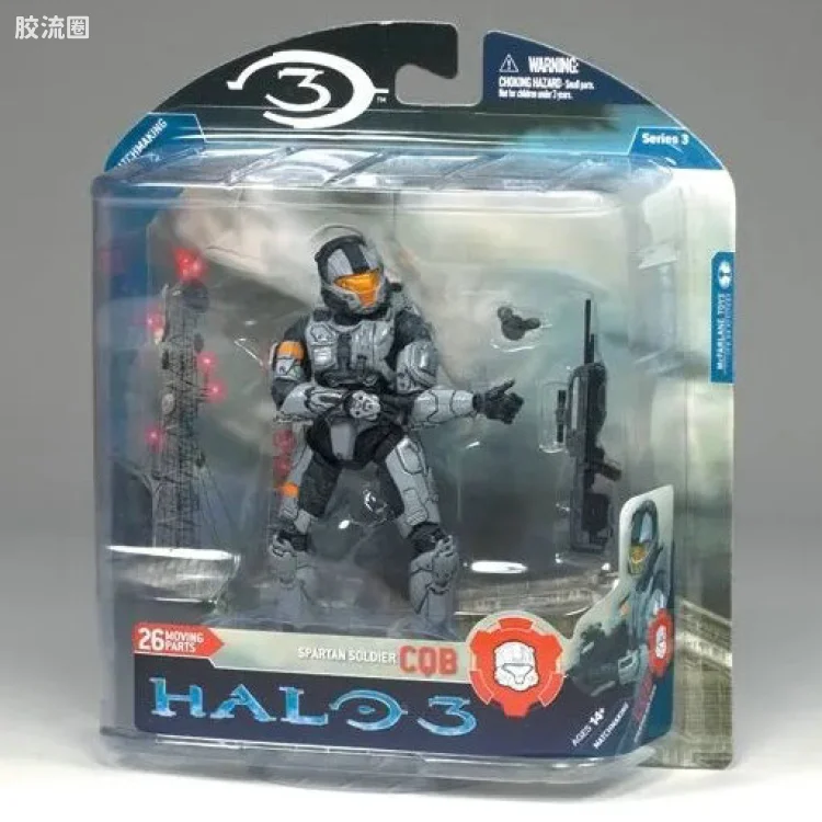 麦克法兰游戏与动画系列 光环3 第三代 多人连线 SPARTAN SOLDIER CQB (Silver)