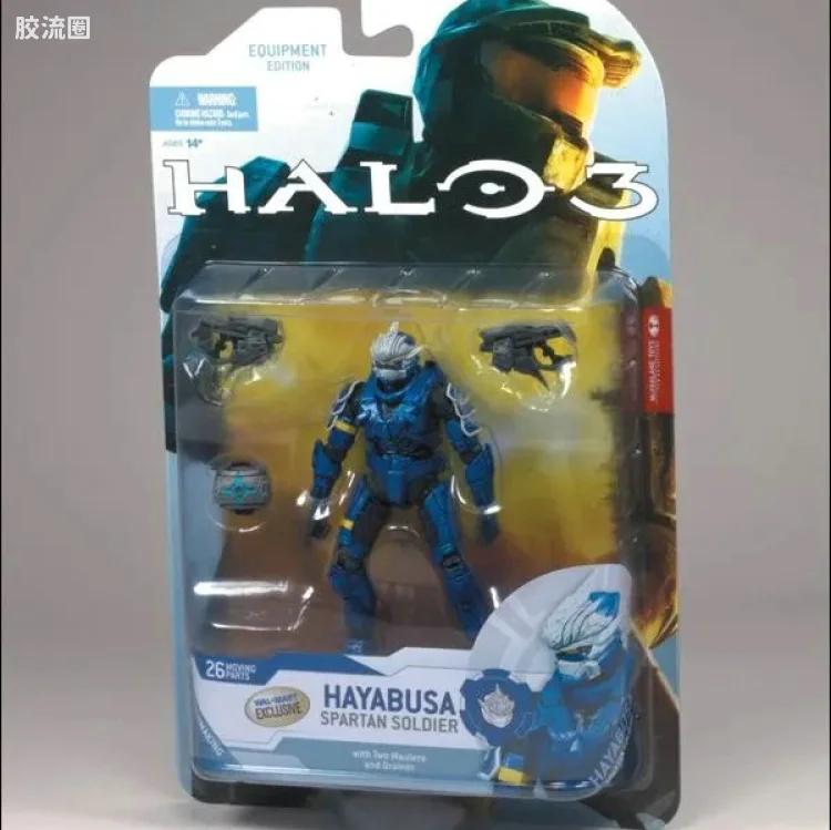 麦克法兰游戏与动画系列 光环2009装备版第一弹 SPARTAN SOLDIER HAYABUSA (BLUE)