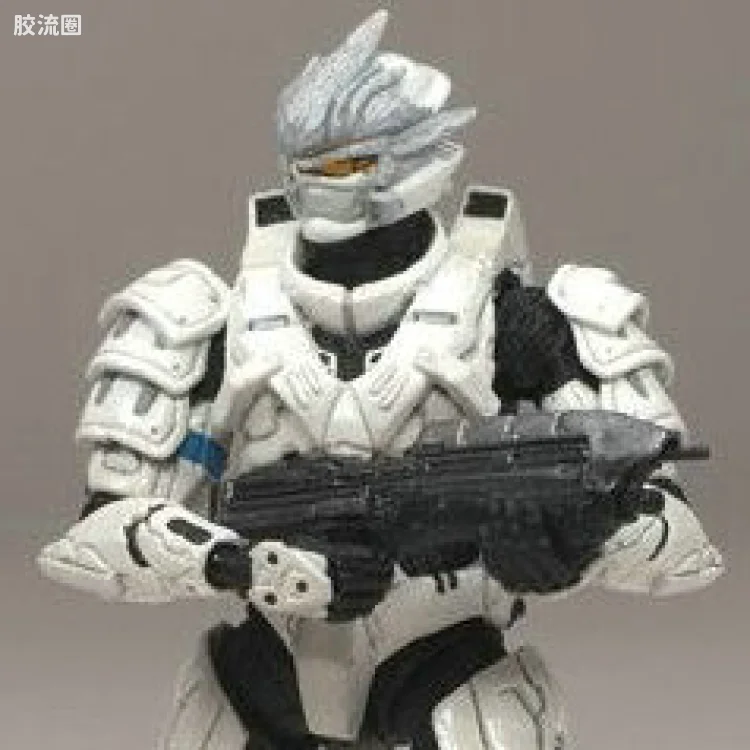 麦克法兰游戏与动画系列 光环2009装备版第二弹 SPARTAN SOLDIER HAYABUSA (WHITE)