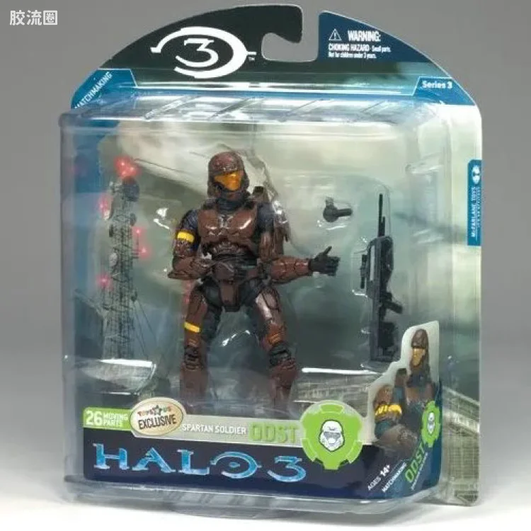 麦克法兰游戏与动画系列 光环3 第三代 多人连线 SPARTAN SOLDIER ODST (BROWN)