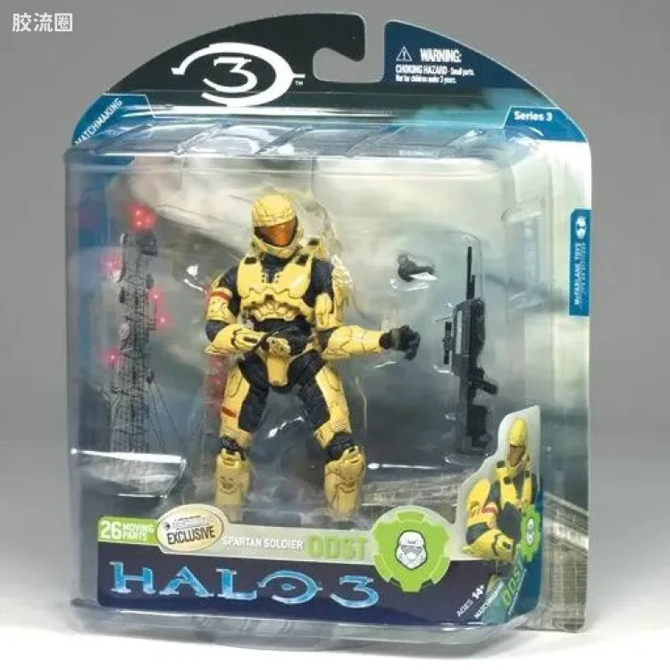 麦克法兰游戏与动画系列 光环3 第三代 多人连线 SPARTAN SOLDIER ODST (PALE)