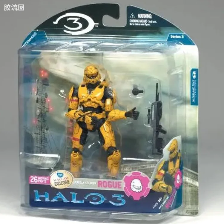 麦克法兰游戏与动画系列 光环3 第三代 多人连线 SPARTAN SOLDIER ROGUE (GOLD)