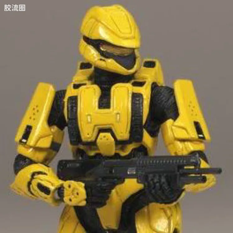 麦克法兰游戏与动画系列 光环2009装备版第二弹 SPARTAN SOLDIER SCOUT (YELLOW)
