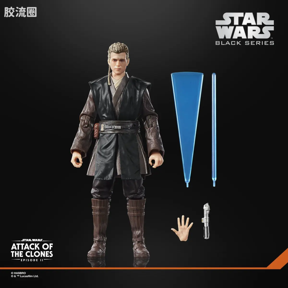 星球大战 THE BLACK SERIES 普通版 《星球大战前传2：克隆人的进攻》安纳金·天行者（学徒） - 图片