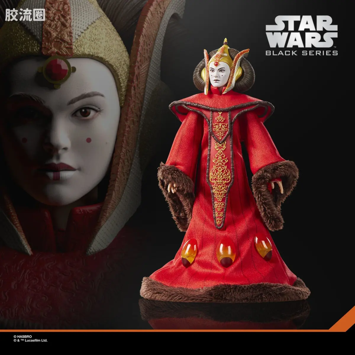 星球大战 THE BLACK SERIES 普通版 《星球大战前传1：幽灵的威胁》 阿米达拉女王 - 图片