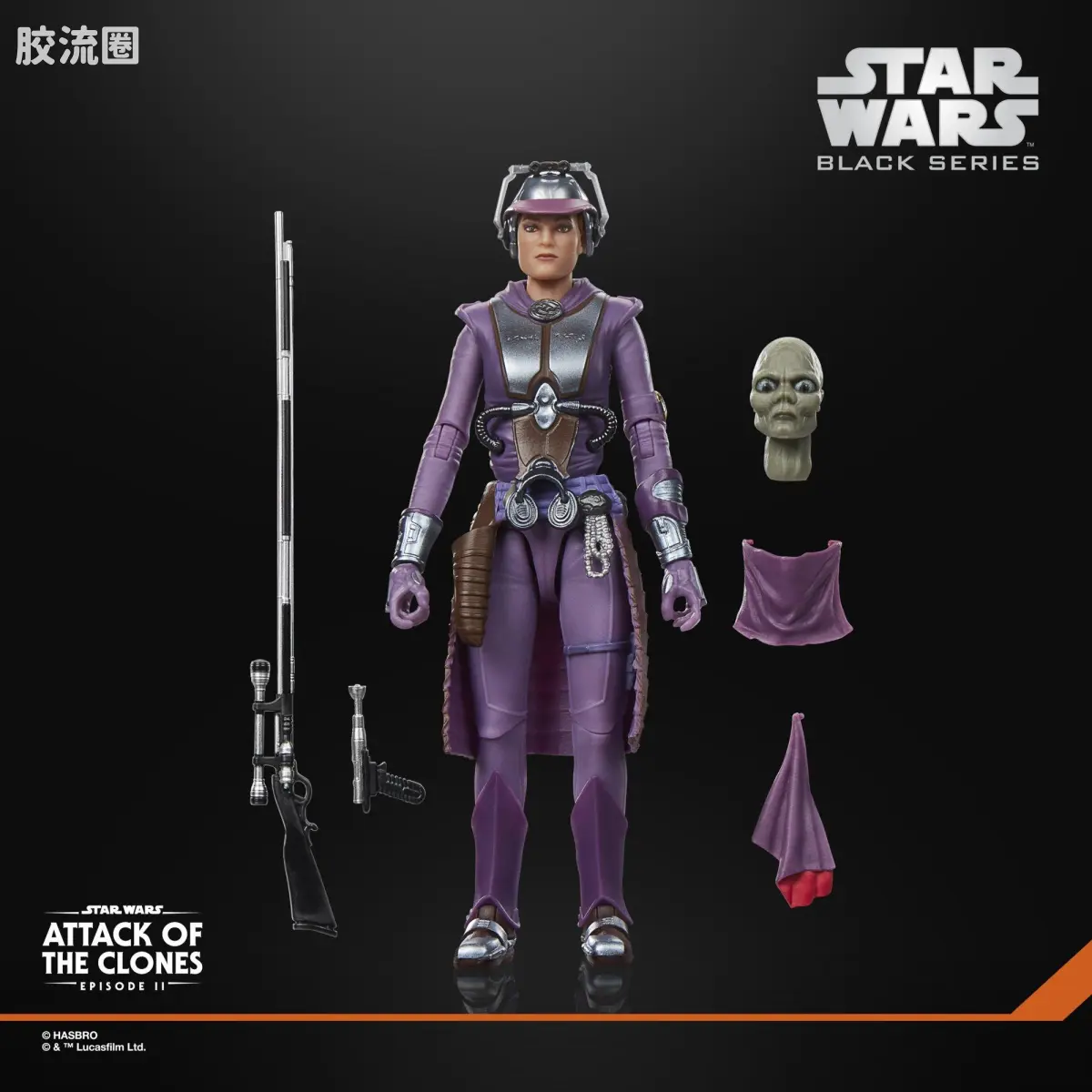 星球大战 THE BLACK SERIES 普通版 扎姆·韦塞尔，星球大战：克隆人的进攻 - 图片