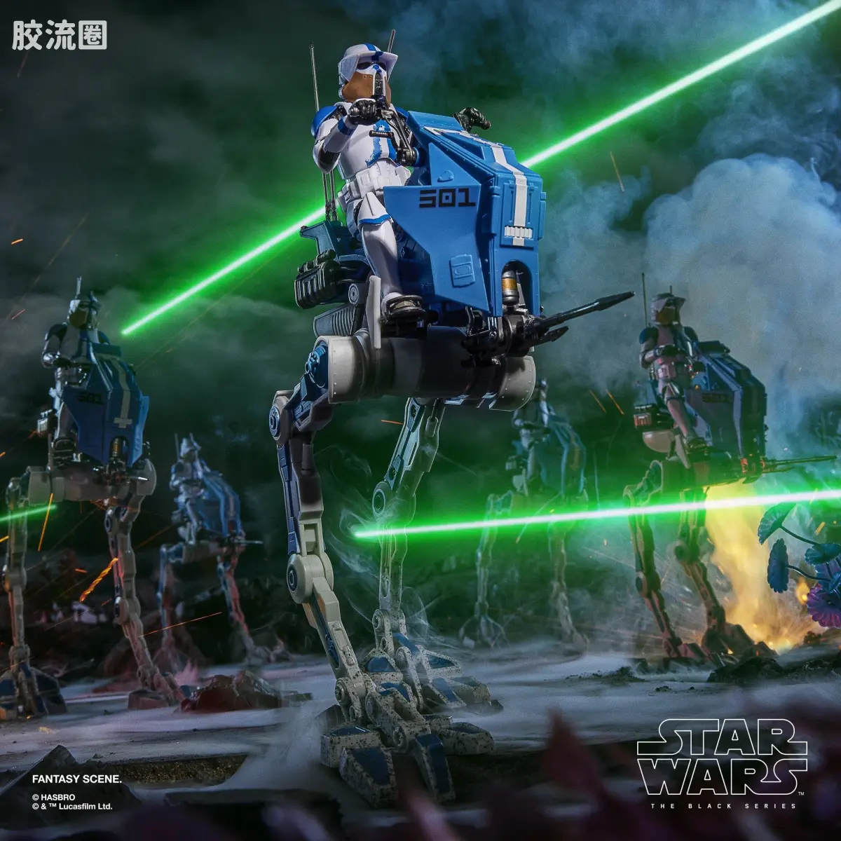 星球大战 THE BLACK SERIES 普通版 ARF士兵（501军团）& AT-RT - 图片