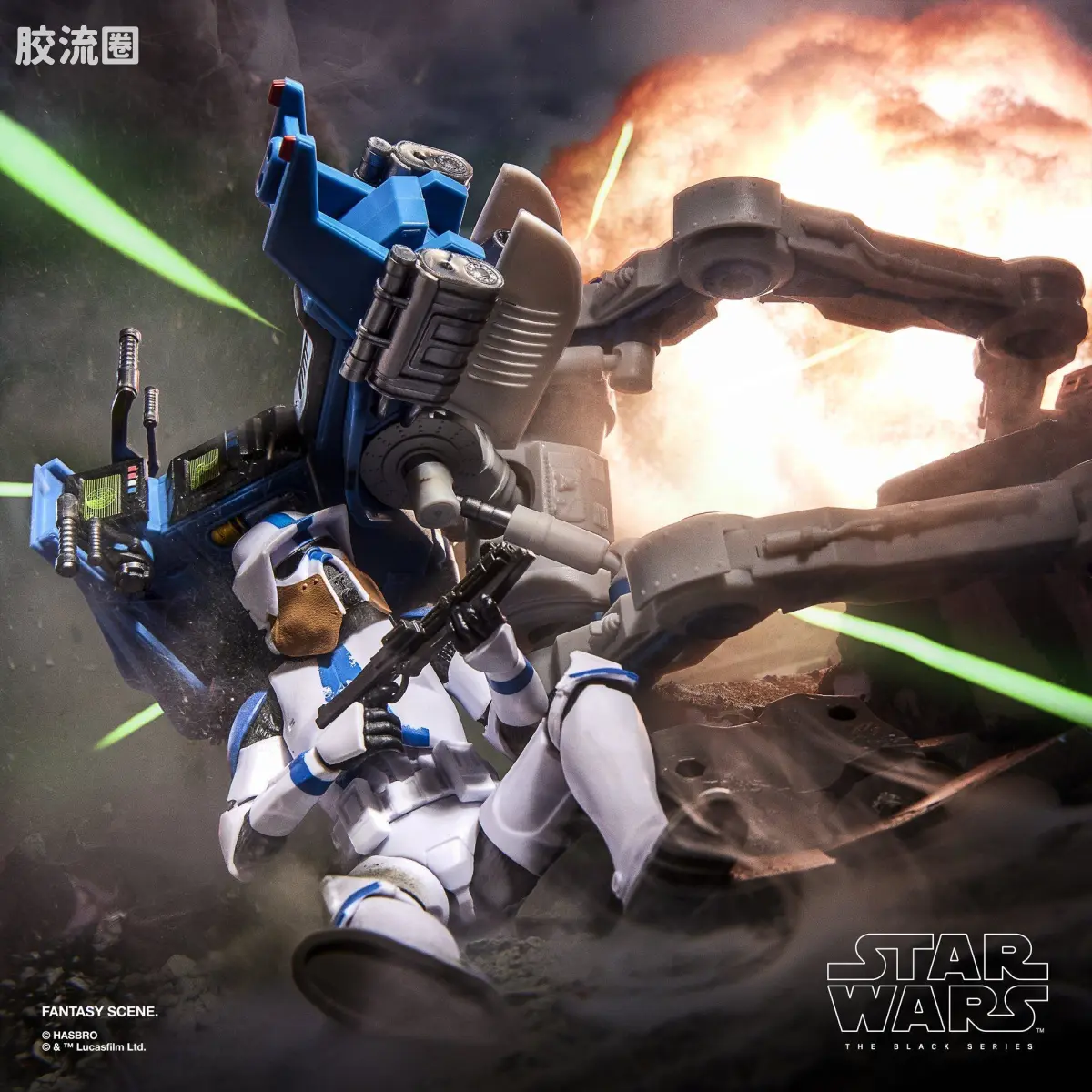 星球大战 THE BLACK SERIES 普通版 ARF士兵（501军团）& AT-RT - 图片