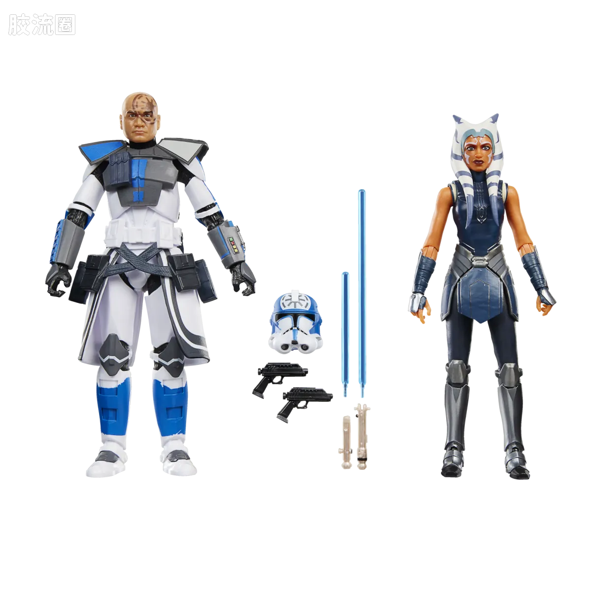 星球大战 THE BLACK SERIES 普通版 索卡·塔诺 & ARC冲锋队士兵杰西（克隆人战争） - 图片