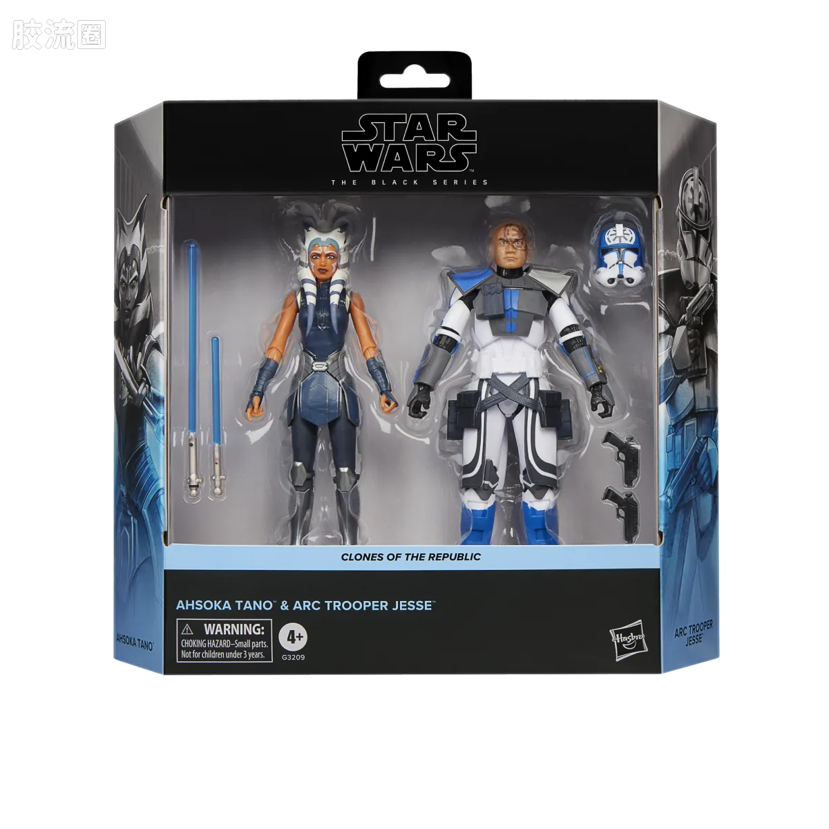 星球大战 THE BLACK SERIES 普通版 索卡·塔诺 & ARC冲锋队士兵杰西（克隆人战争） - 图片