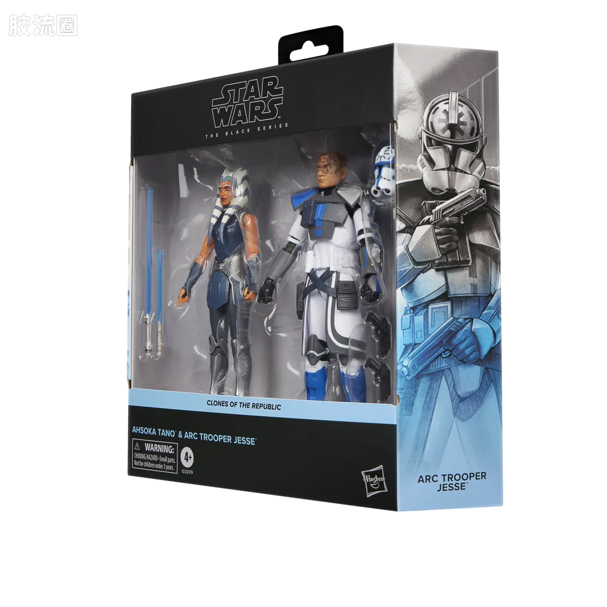 星球大战 THE BLACK SERIES 普通版 索卡·塔诺 & ARC冲锋队士兵杰西（克隆人战争） - 图片