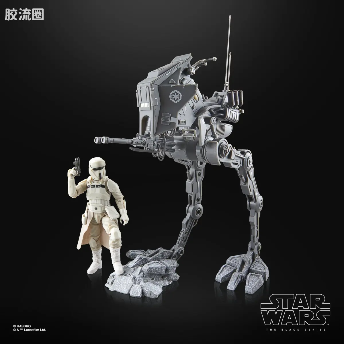 星球大战 THE BLACK SERIES 普通版 帝国残存 AT-RT 驾驶员 & AT-RT - 图片