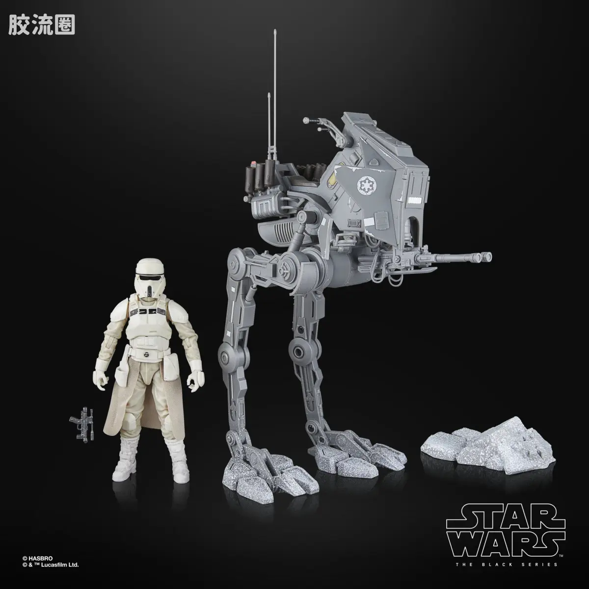 星球大战 THE BLACK SERIES 普通版 帝国残存 AT-RT 驾驶员 & AT-RT - 图片
