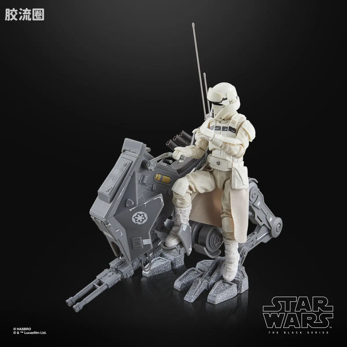 星球大战 THE BLACK SERIES 普通版 帝国残存 AT-RT 驾驶员 & AT-RT - 图片