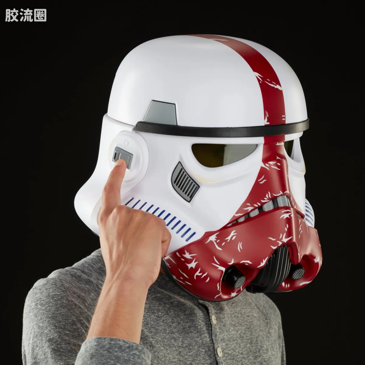 星球大战 THE BLACK SERIES 1/1头盔 焚化冲锋队 电子头盔 - 图片