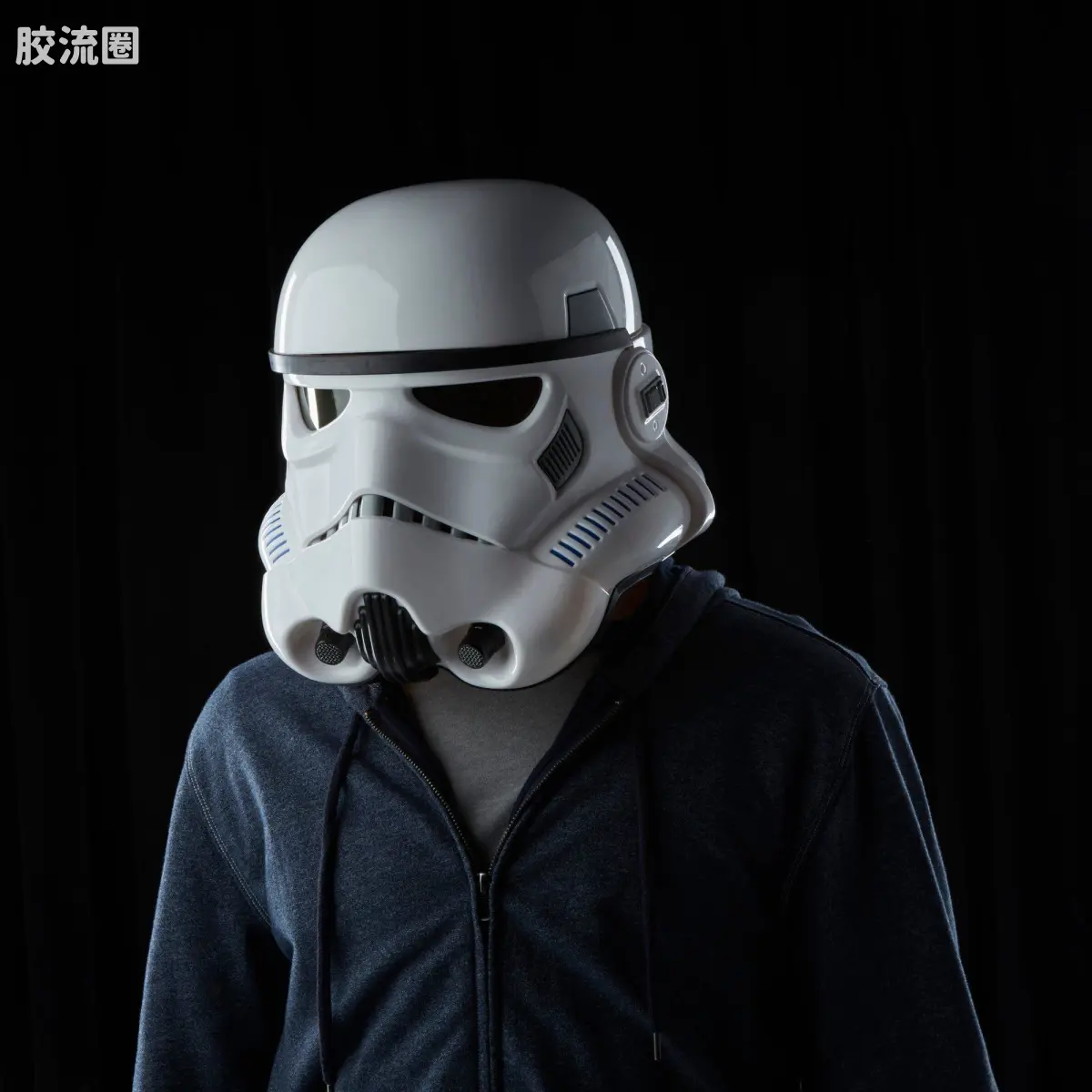 星球大战 THE BLACK SERIES 1/1头盔 《侠盗一号：星球大战外传》 帝国冲锋队 电子头盔 - 图片