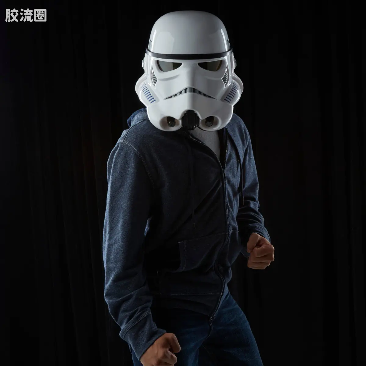 星球大战 THE BLACK SERIES 1/1头盔 《侠盗一号：星球大战外传》 帝国冲锋队 电子头盔 - 图片