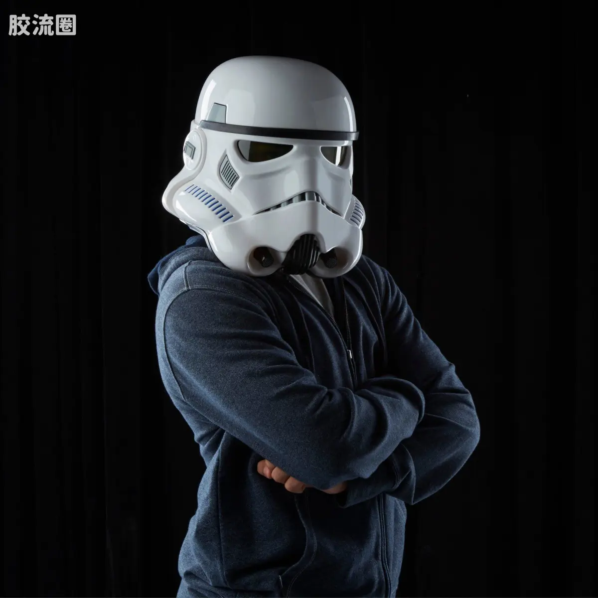 星球大战 THE BLACK SERIES 1/1头盔 《侠盗一号：星球大战外传》 帝国冲锋队 电子头盔 - 图片