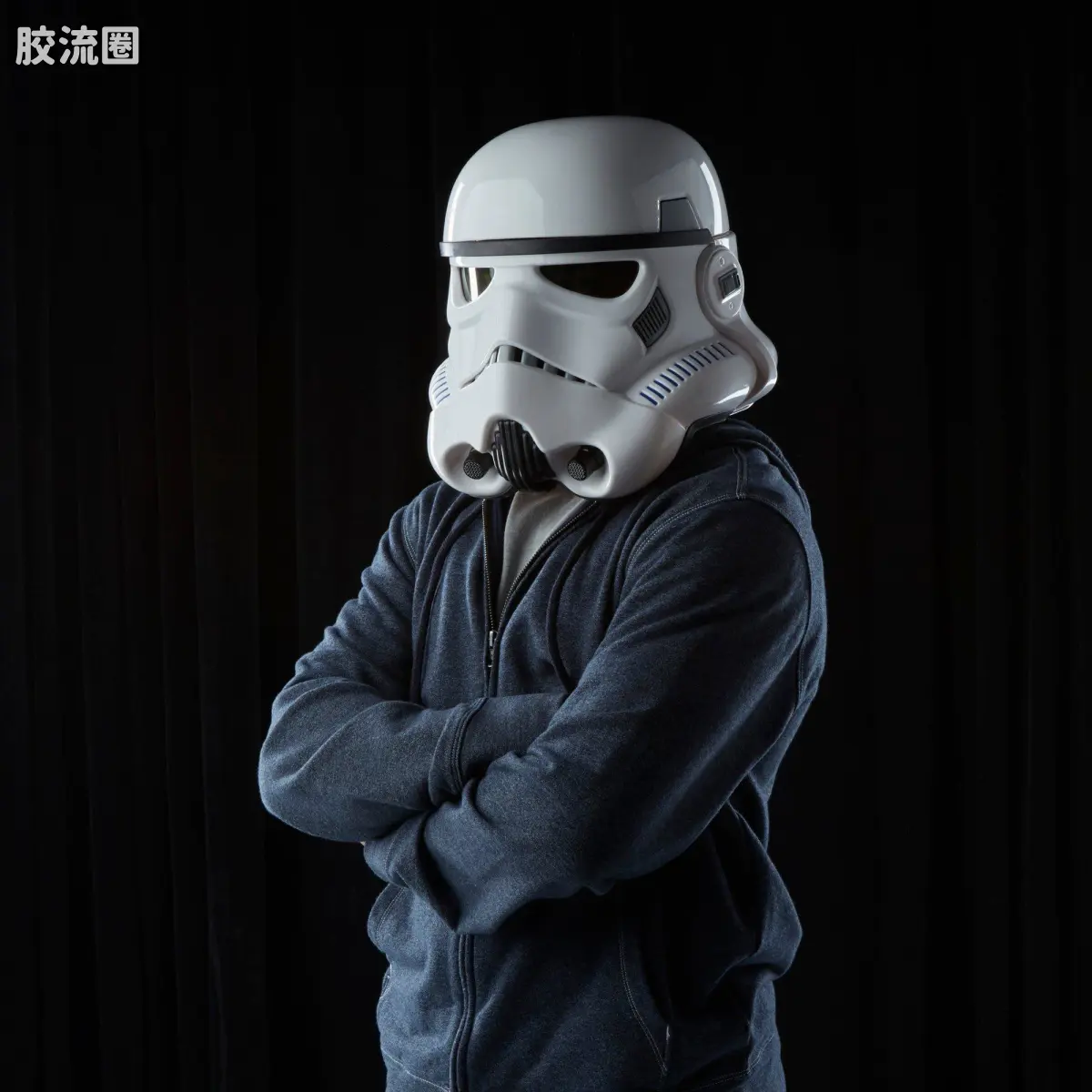 星球大战 THE BLACK SERIES 1/1头盔 《侠盗一号：星球大战外传》 帝国冲锋队 电子头盔 - 图片