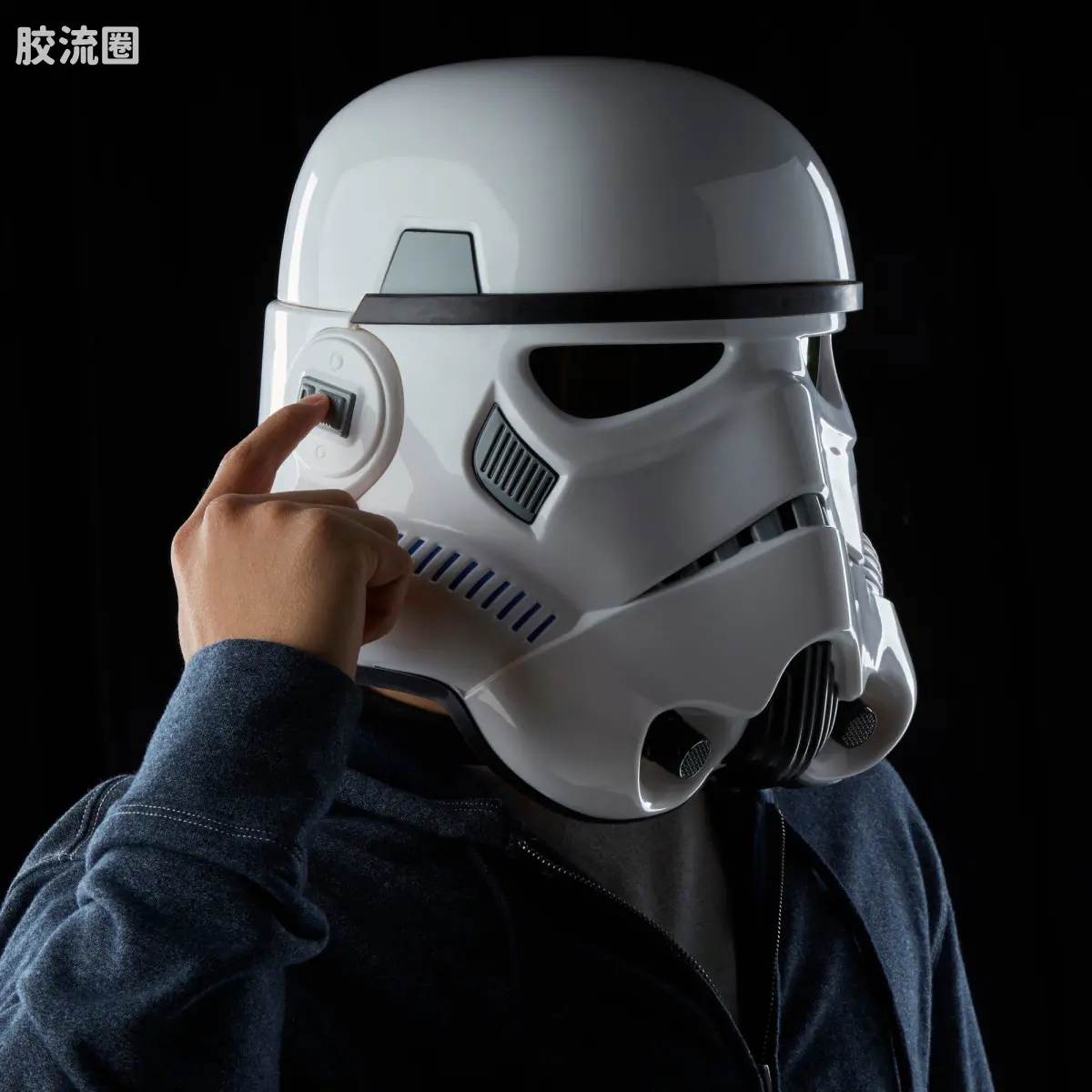 星球大战 THE BLACK SERIES 1/1头盔 《侠盗一号：星球大战外传》 帝国冲锋队 电子头盔 - 图片