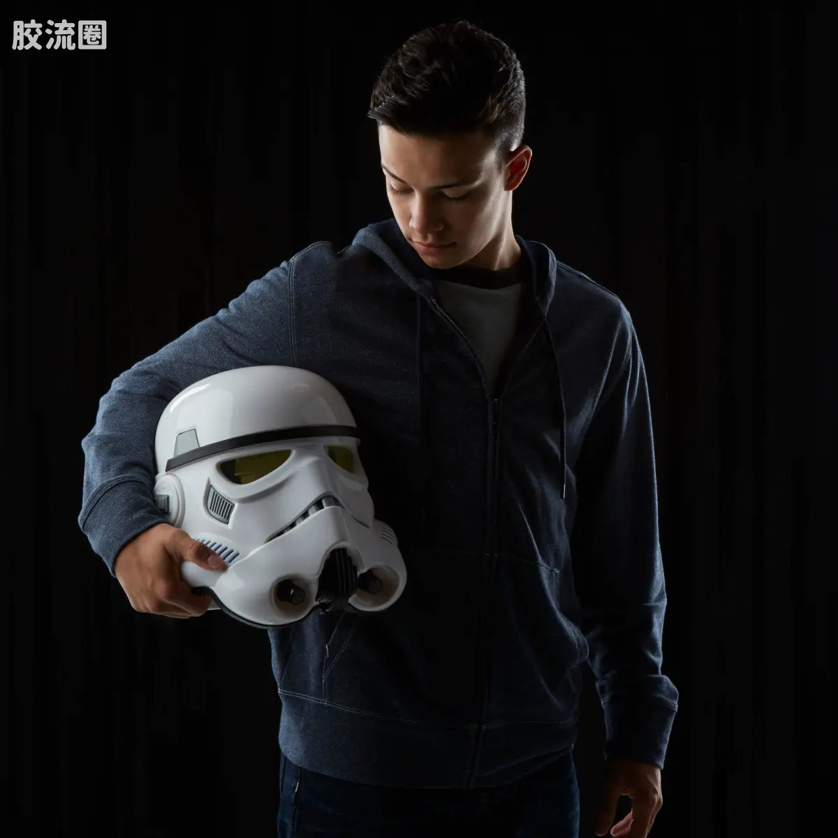 星球大战 THE BLACK SERIES 1/1头盔 《侠盗一号：星球大战外传》 帝国冲锋队 电子头盔 - 图片