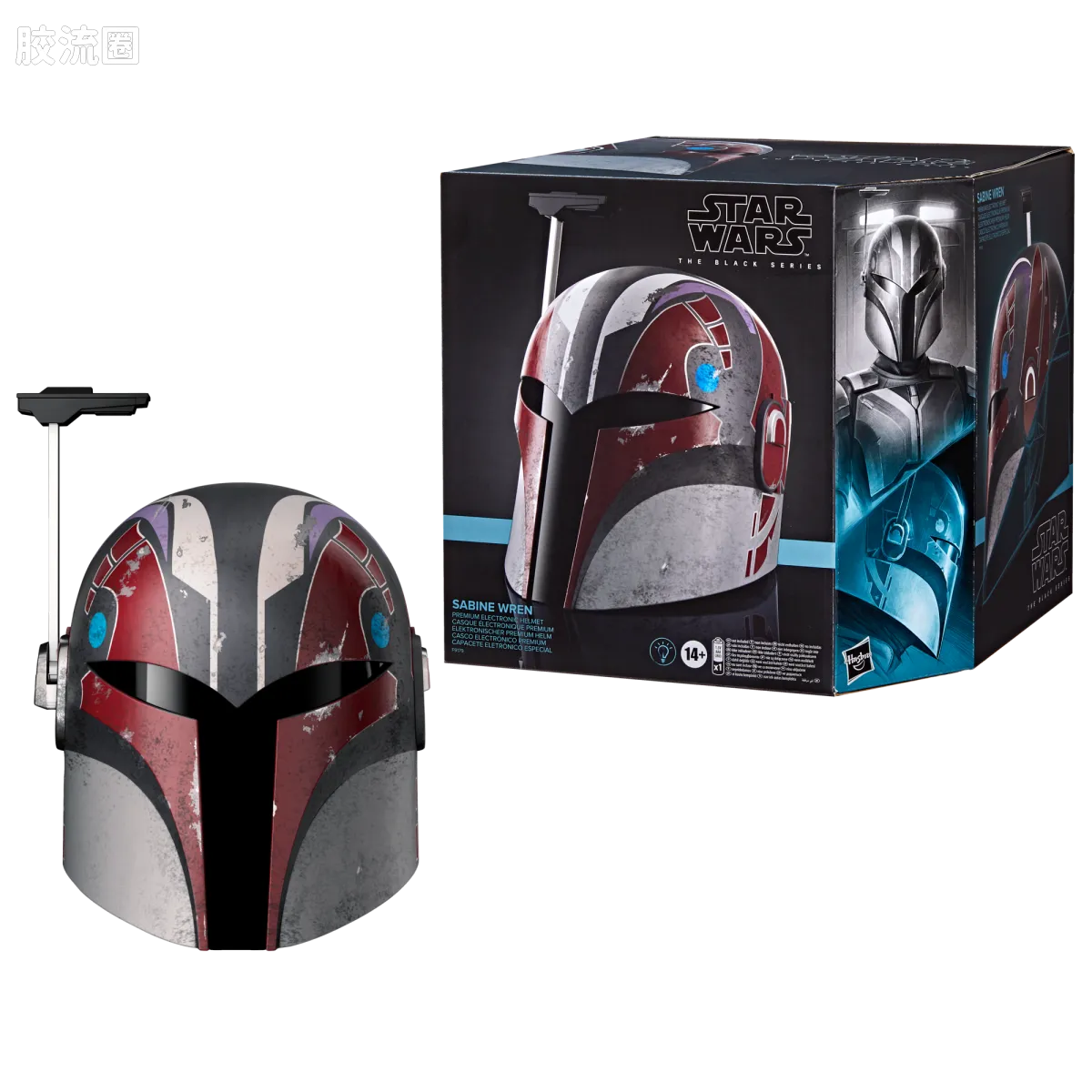 星球大战 THE BLACK SERIES 1/1头盔 萨宾·雷恩 电子头盔 - 图片