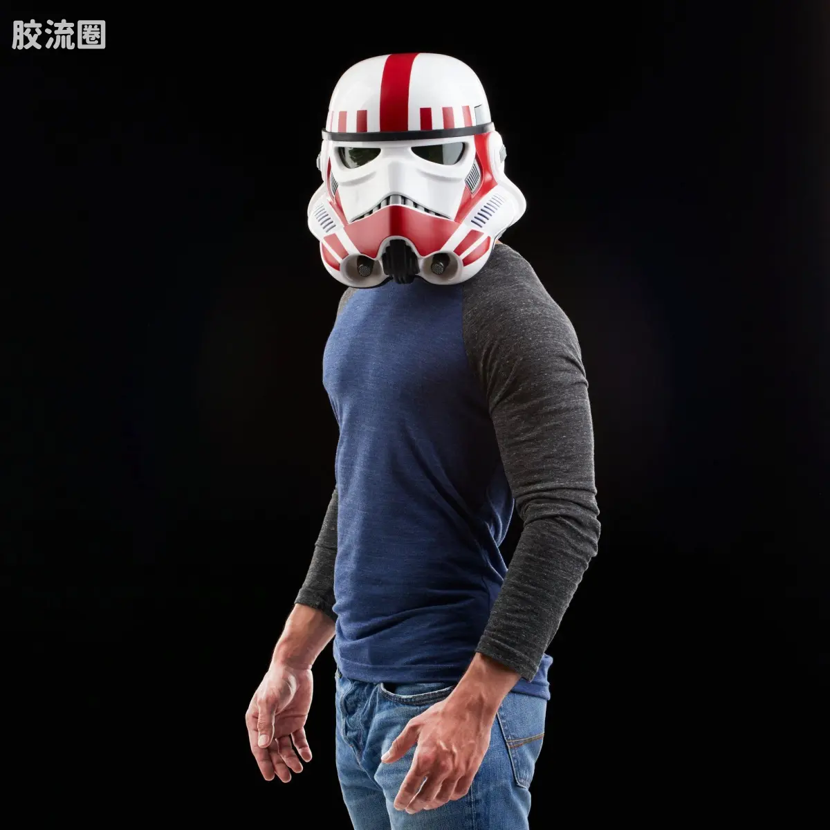 星球大战 THE BLACK SERIES 1/1头盔 突击士兵 电子头盔 - 图片