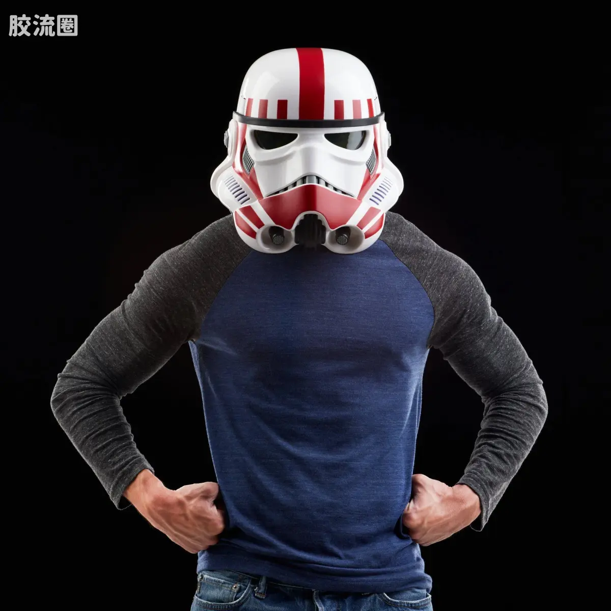 星球大战 THE BLACK SERIES 1/1头盔 突击士兵 电子头盔 - 图片