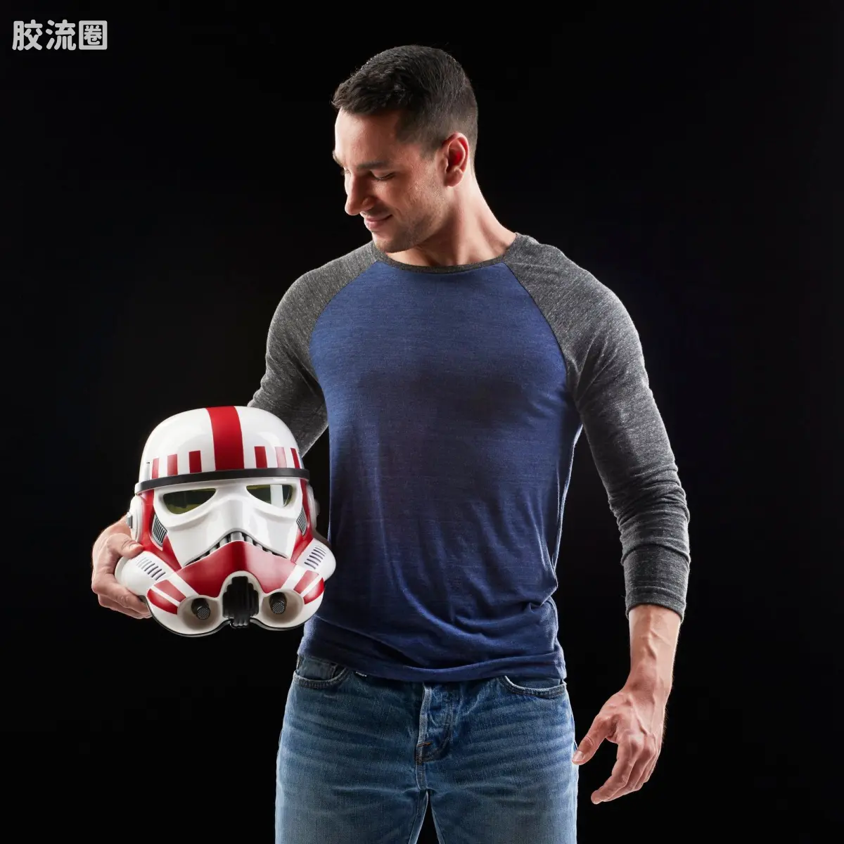 星球大战 THE BLACK SERIES 1/1头盔 突击士兵 电子头盔 - 图片
