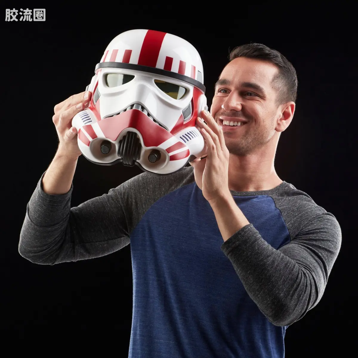 星球大战 THE BLACK SERIES 1/1头盔 突击士兵 电子头盔 - 图片