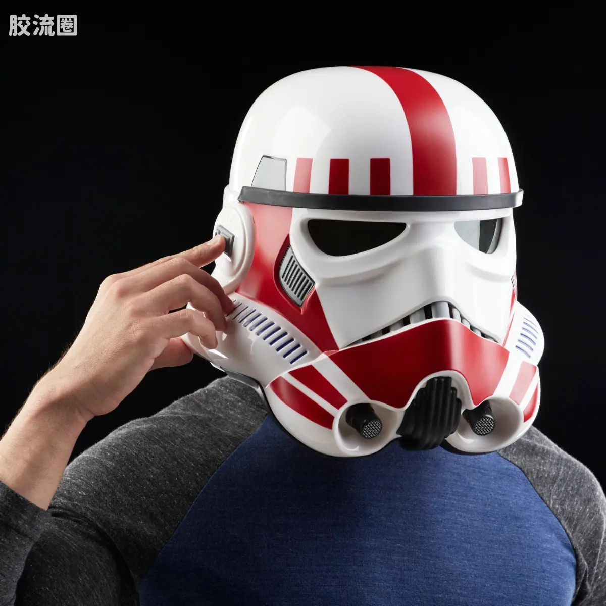 星球大战 THE BLACK SERIES 1/1头盔 突击士兵 电子头盔 - 图片