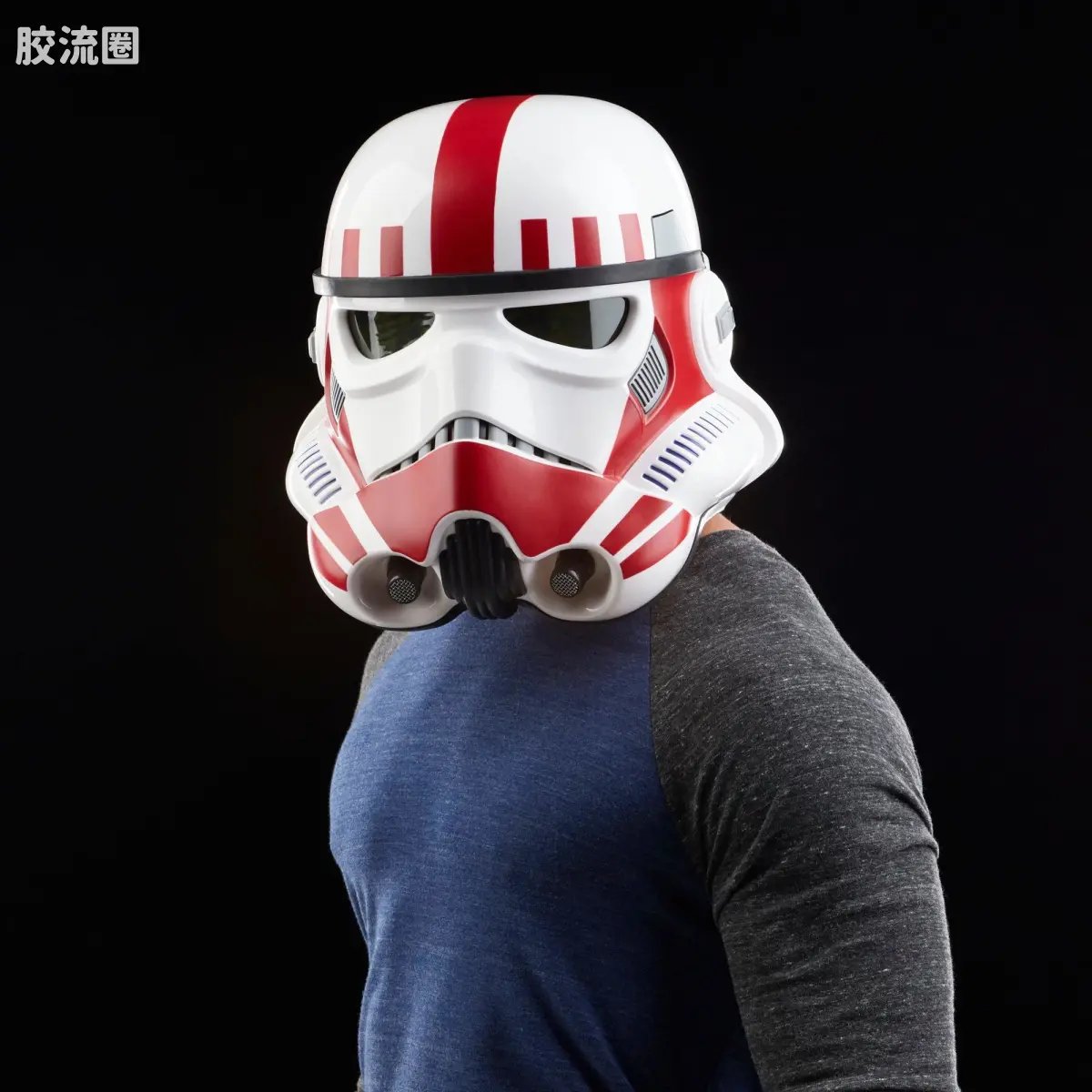 星球大战 THE BLACK SERIES 1/1头盔 突击士兵 电子头盔 - 图片