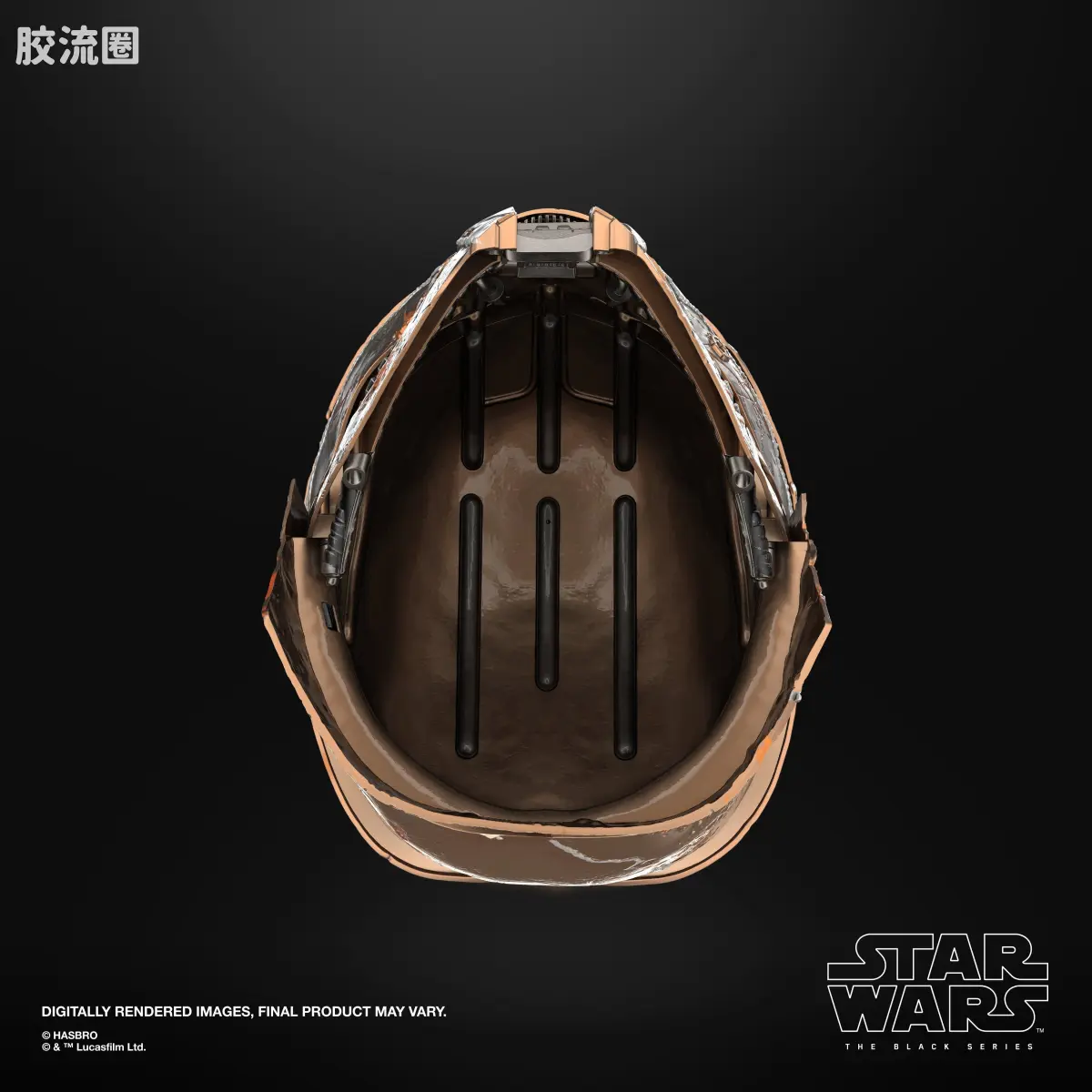 星球大战 THE BLACK SERIES 1/1头盔 陌生人 电子头盔 - 图片