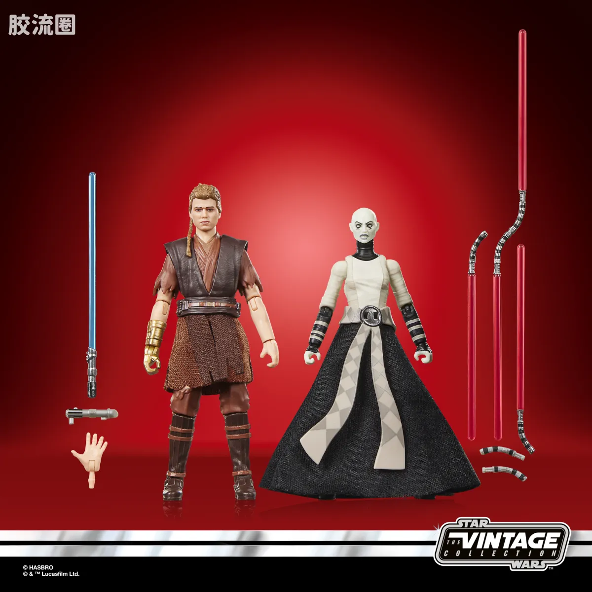 星球大战THE VINTAGE COLLECTION 星球大战 VINTAGE系列 阿纳金·天行者 & 阿萨吉·文崔斯 - 图片
