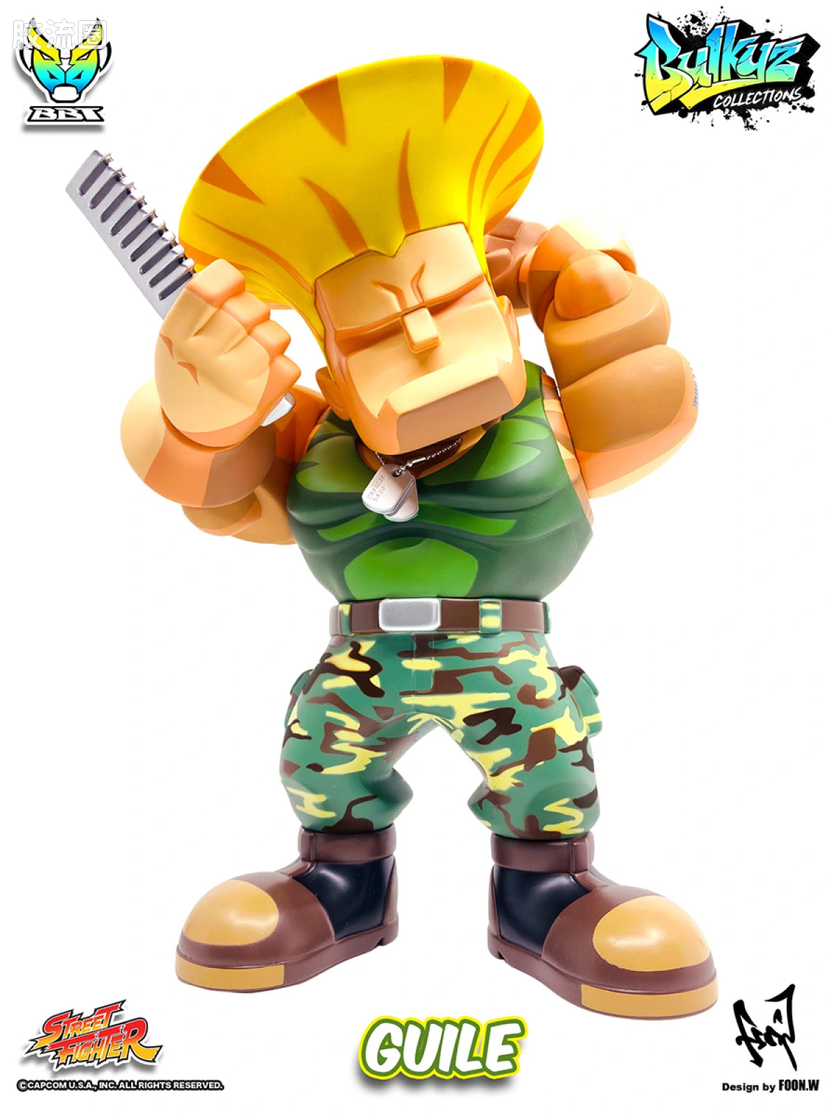Pre-painted action figure 街头霸王系列 Bulkyz Collections - 盖尔 - 图片