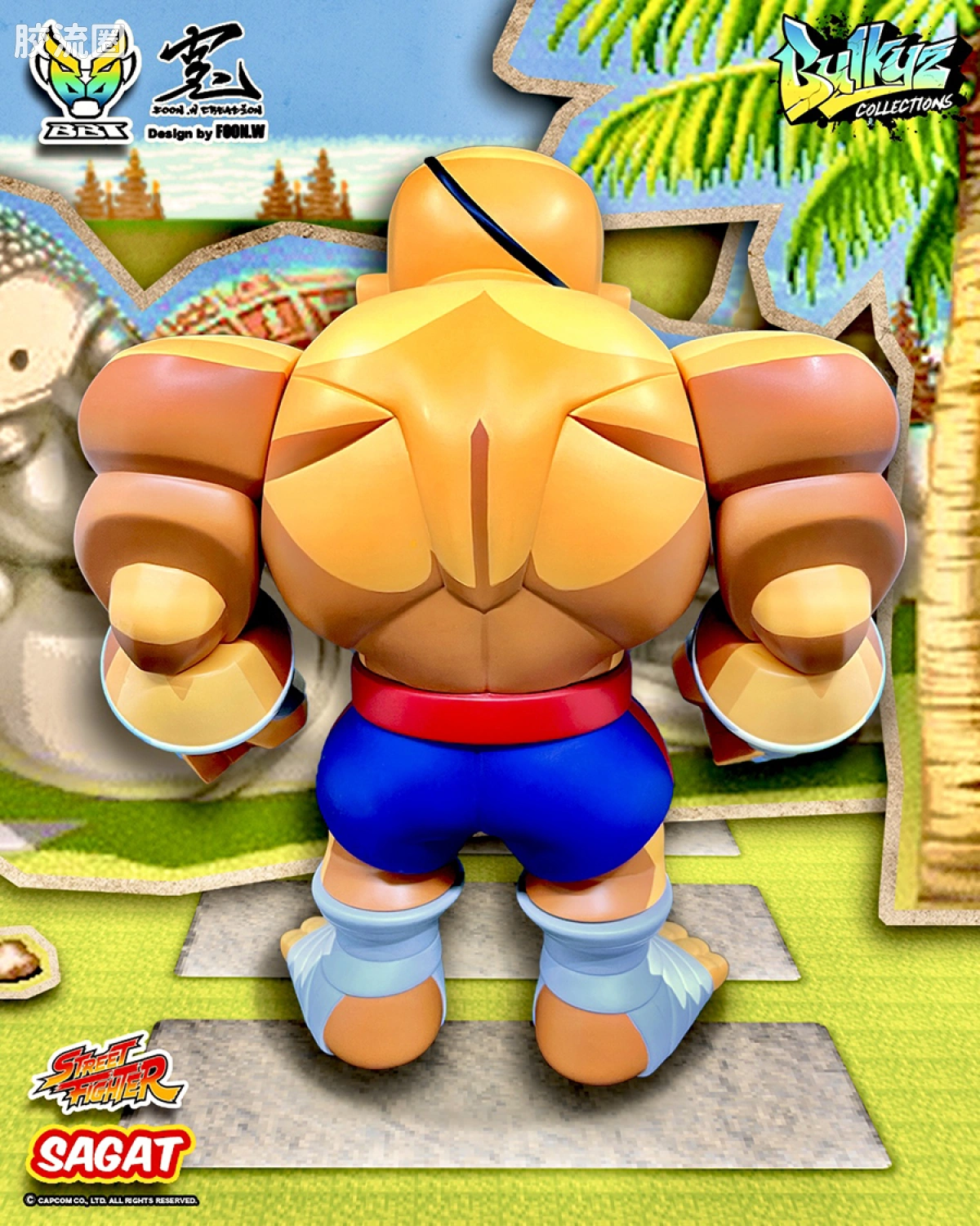 Pre-painted action figure 街头霸王系列 Bulkyz Collections - 沙加特 - 图片