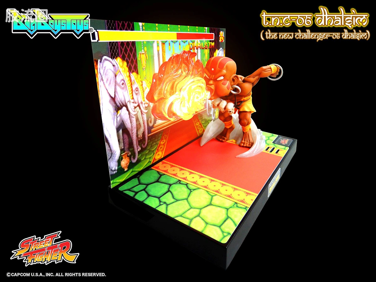Pre-painted action figure 街头霸王系列 达尔锡 - 图片