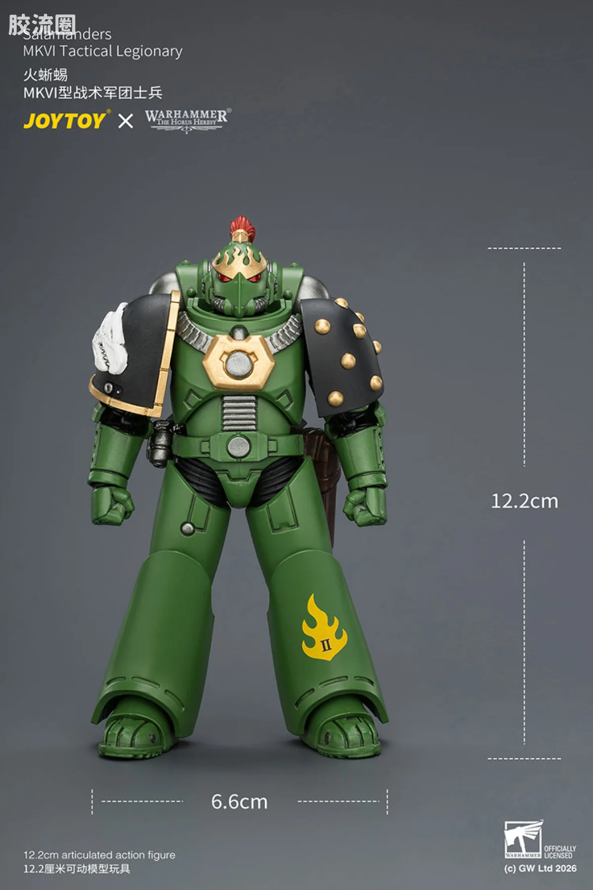 JOYTOY x 战锤40K null HH火蜥蜴 MK6战术军团士兵 - 图片