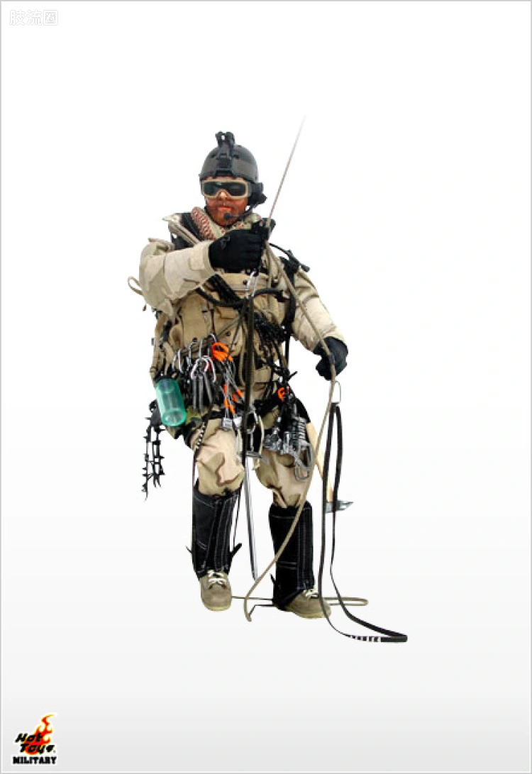 HOTTOYS军事作品系列 普通版 Seal Polar Mountain Striker (Desert Version)