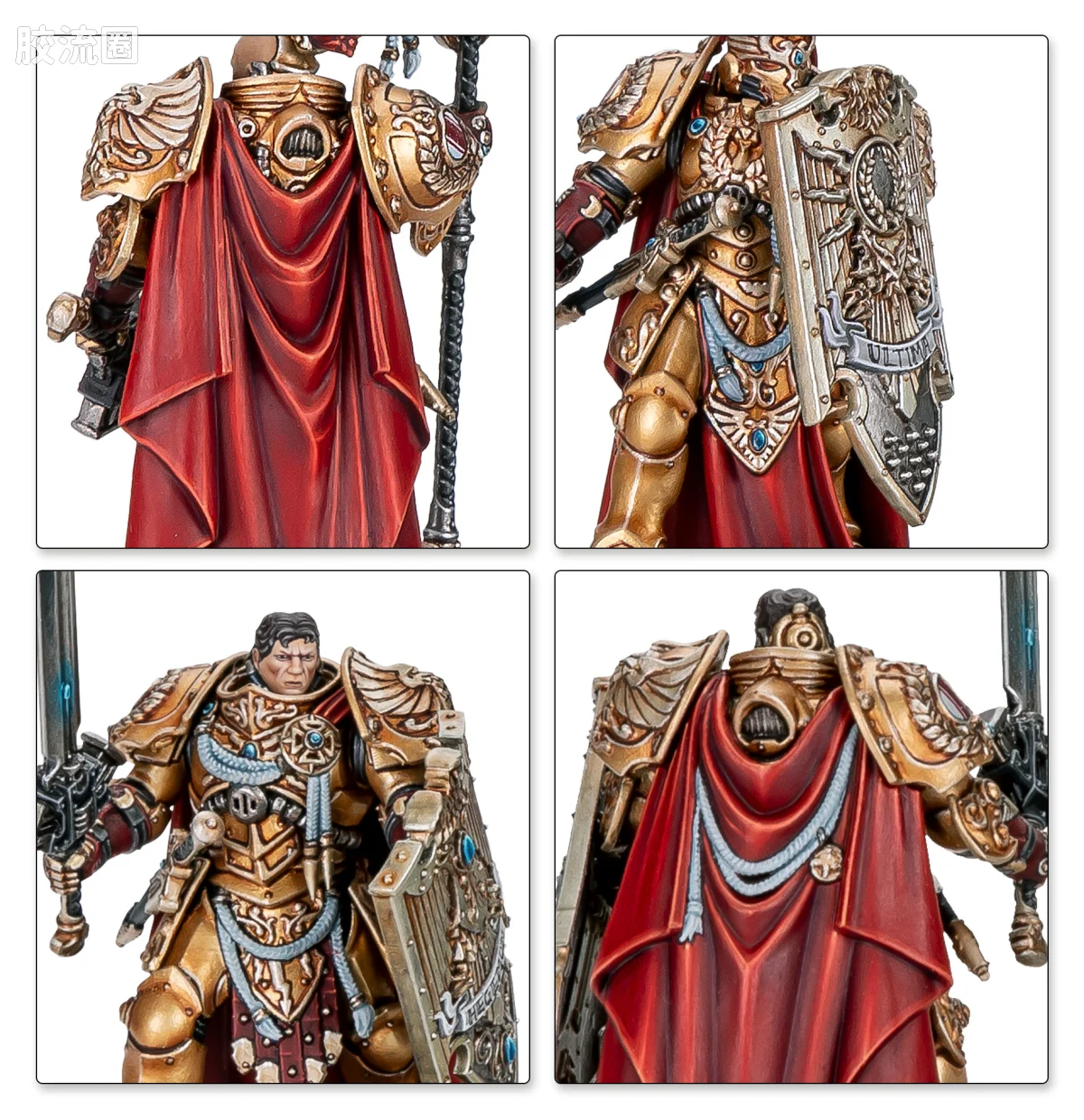 战锤40K Adeptus Custodes 帝皇禁军 禁军哨卫卫士 - 图片