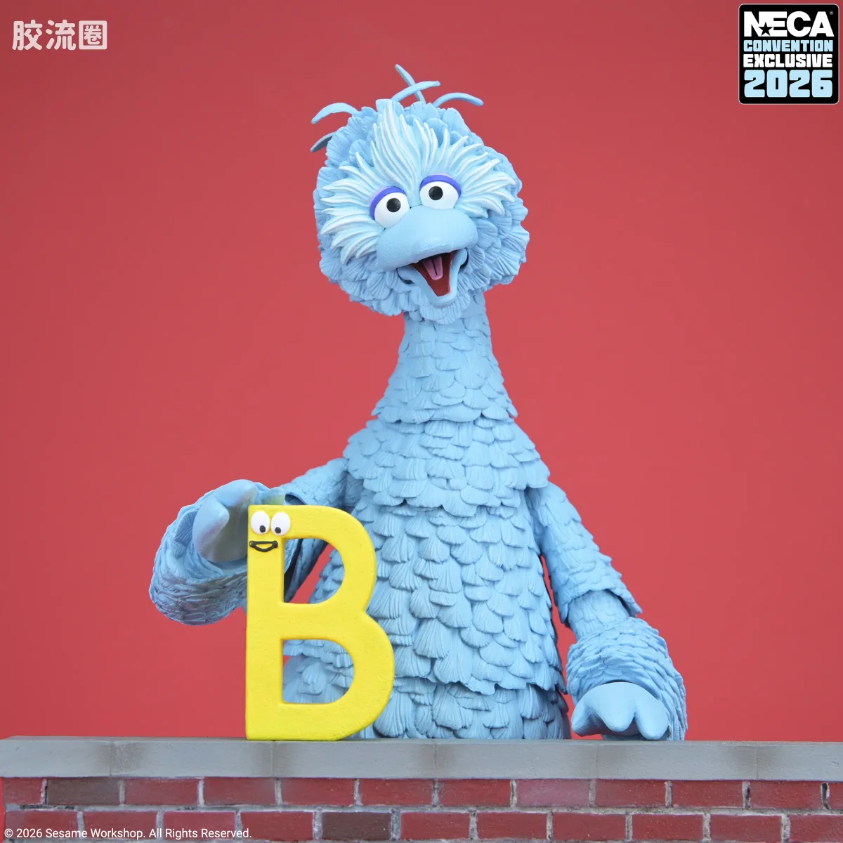 NECA 7寸可动人形系列 终极版/豪华版 电影系列 芝麻街 终极大鸟（蓝色版） - 图片