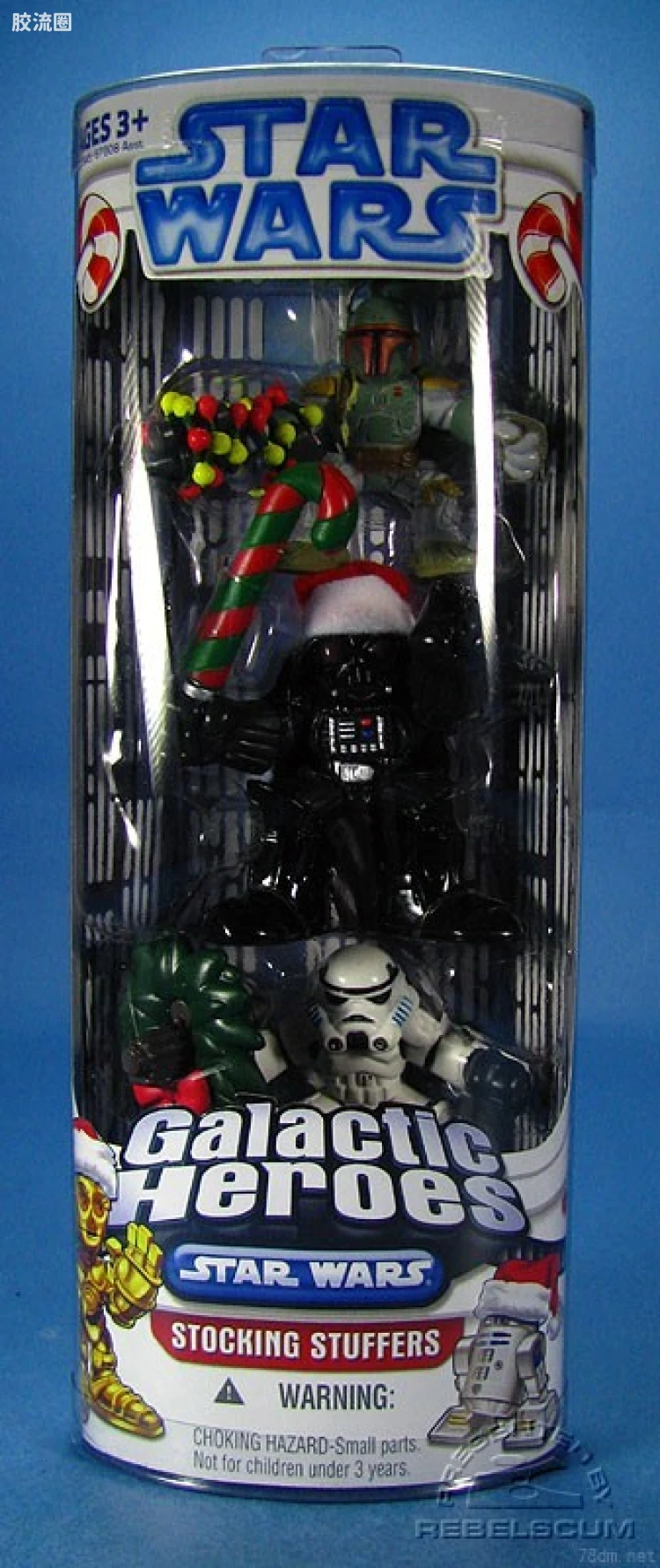 星球大战 Galactic Heroes 圣诞版套装系列 Set II: Darth Vader | Boba Fett | Stormtrooper